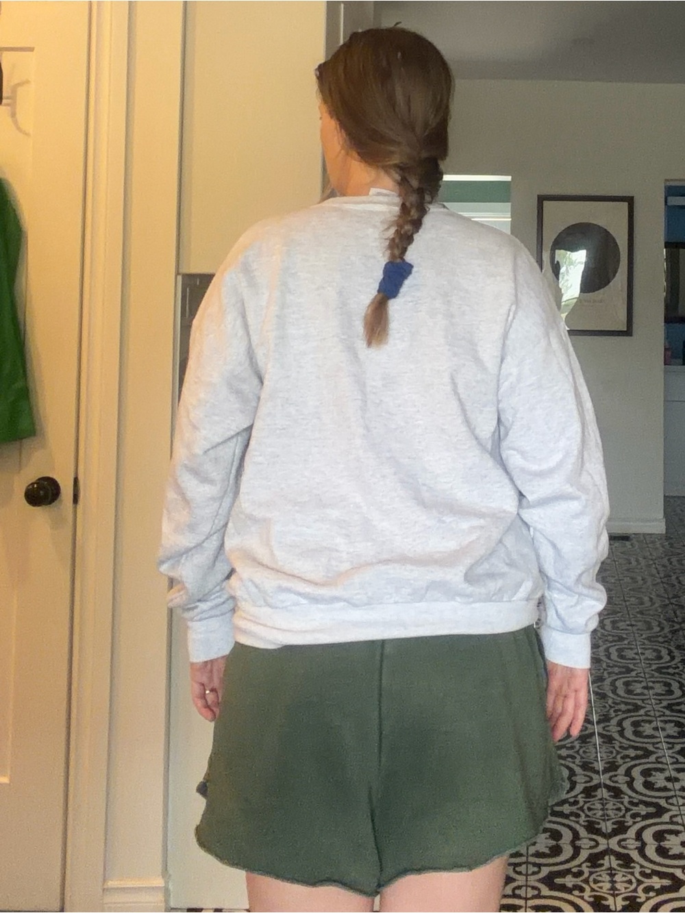 Vintage Hanes Light Gray Crewneck Sweatshirt with Spitfire Graphic - Picture 8 of 10